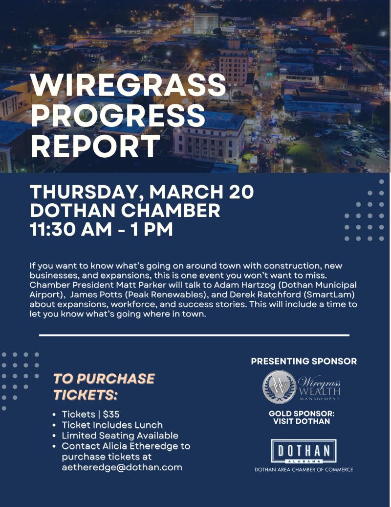 Wiregrass Progress Report Luncheon - 2