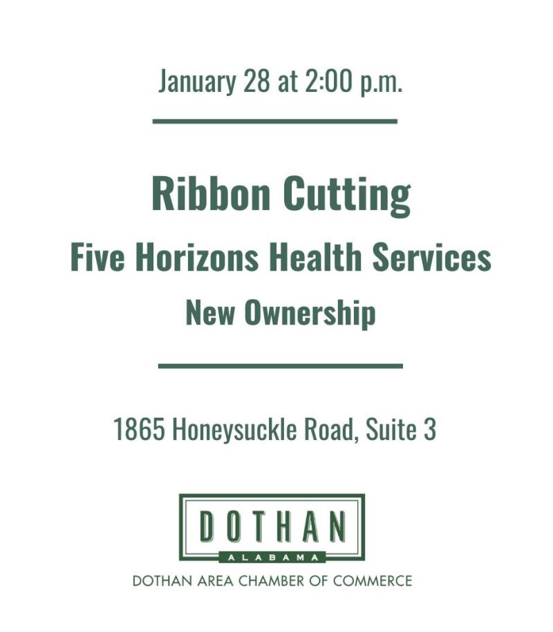 Ribbon Cutting: Five Horizons Health Services